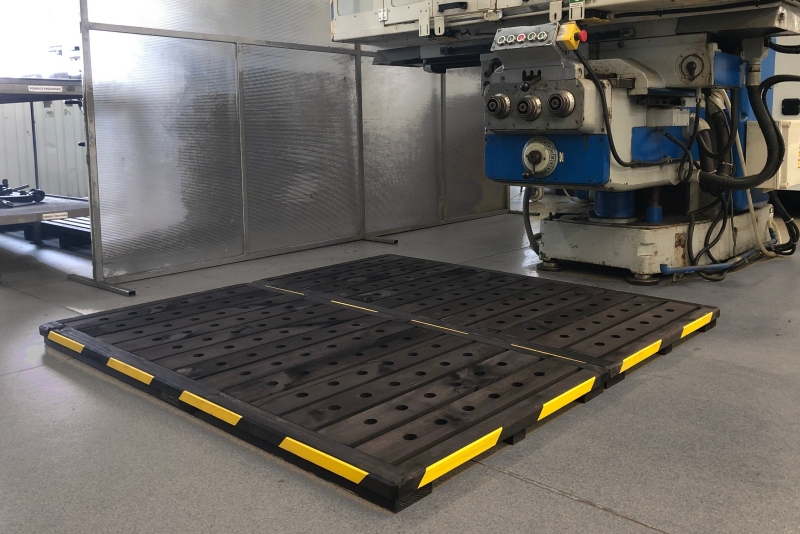wooden machine platforms